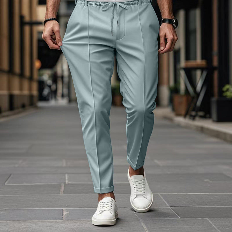 Elegante Slim Fit Hose für Herren – Stretch Stoffhose im Business Casual Stil