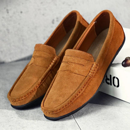 Noham - Elegante und Atmungsaktive Wildleder-Mokassins für Herren für den Frühling und Sommer