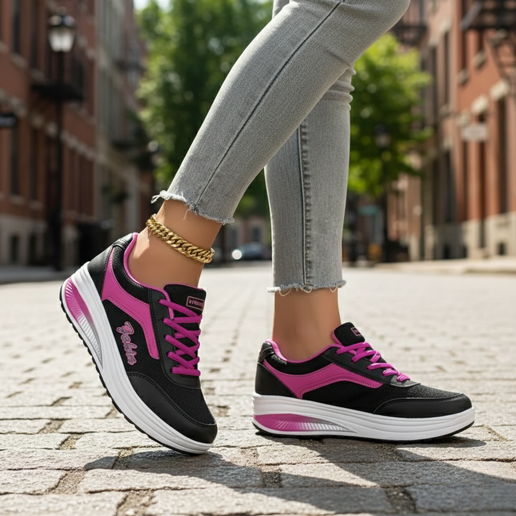Alzéline - Bequeme Sneakers mit Luftpolster, Atmungsaktivem Stoff und Orthopädischer Unterstützung für Schmerzfreies Laufen und Stadtbummel