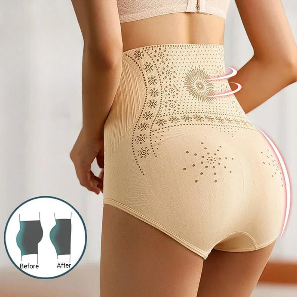 Formender Komfort für Frauen Shapewear Slip mit Hoher Taille und Figurformendem Effekt
