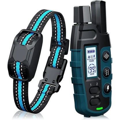 Canovox - Hundetrainingshalsband mit Fernbedienung, Reichweite 1000 m, Wasserdicht