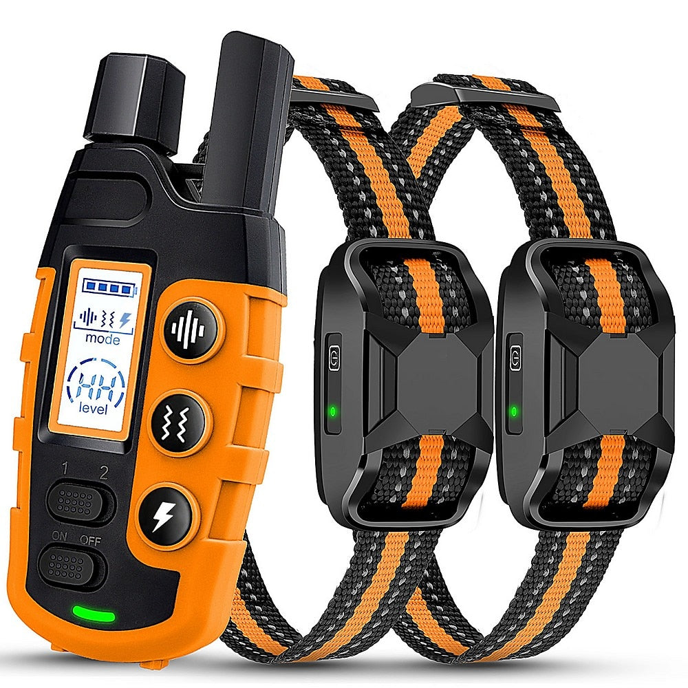 Canovox - Hundetrainingshalsband mit Fernbedienung, Reichweite 1000 m, Wasserdicht