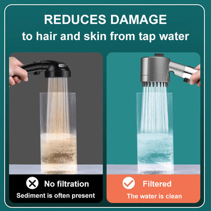 AquaForce - Handbrause HydraPulse mit 200 % Wasserdruck für Zuhause