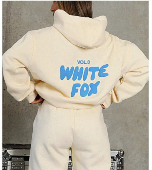 Félicie - Lässiges Sportanzug-Set für Frauen | Kapuzenpullover & Jogginghose | Weiches Fleece-Innenfutter