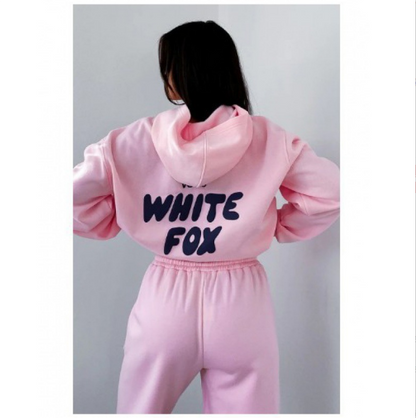 Félicie - Lässiges Sportanzug-Set für Frauen | Kapuzenpullover & Jogginghose | Weiches Fleece-Innenfutter