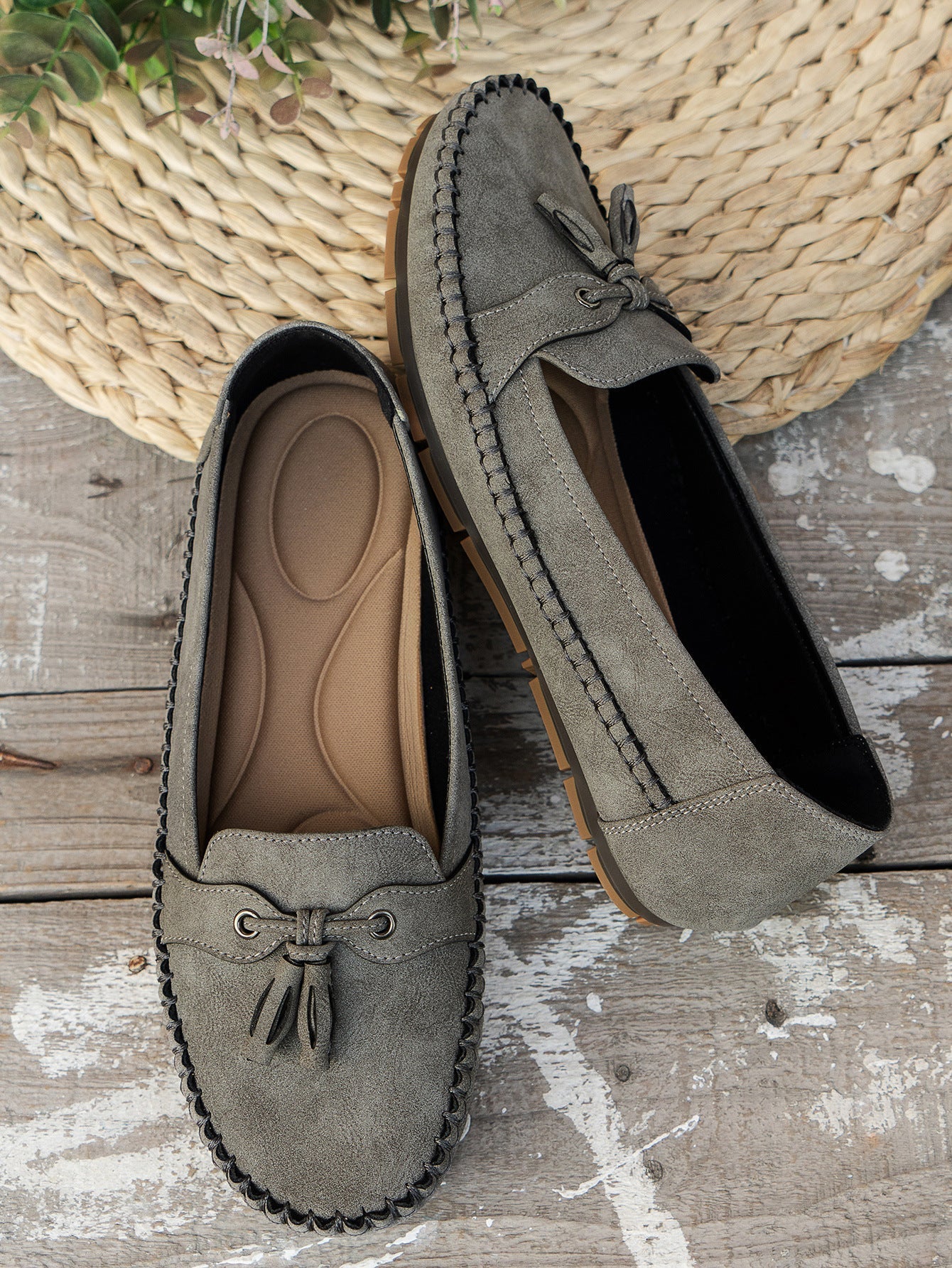 Bequeme Mokassins mit Quaste für Damen – Leichte Slip-On Loafer für Alltag & Freizeit