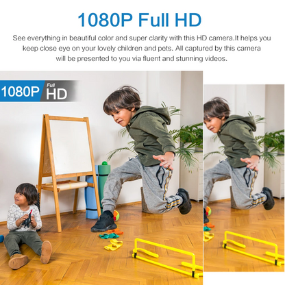 MiniVigi - Mini-Wi-Fi-Kamera mit 1080P wasserdicht und 160° Nachtsicht