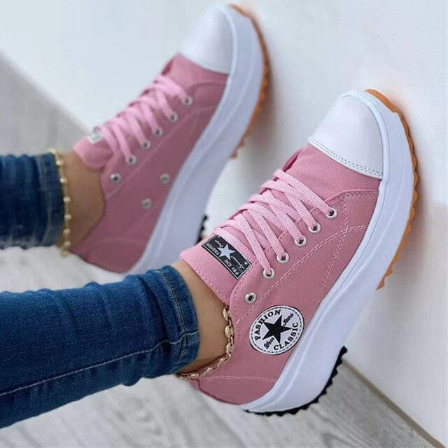 Trendige Plateau Sneaker für Damen mit Profilsohle – Bequem, Stylisch & Alltagstauglich