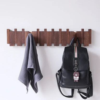 Gaspard - Klavier Holz Kleiderständer | Eleganter Wandorganisator für den Eingangsbereich, Mäntel, Hüte und Schlüssel