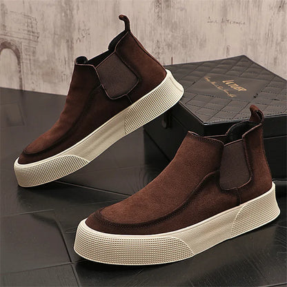 Théophile - Chelsea-Stiefel aus Wildleder Matteo für Herren