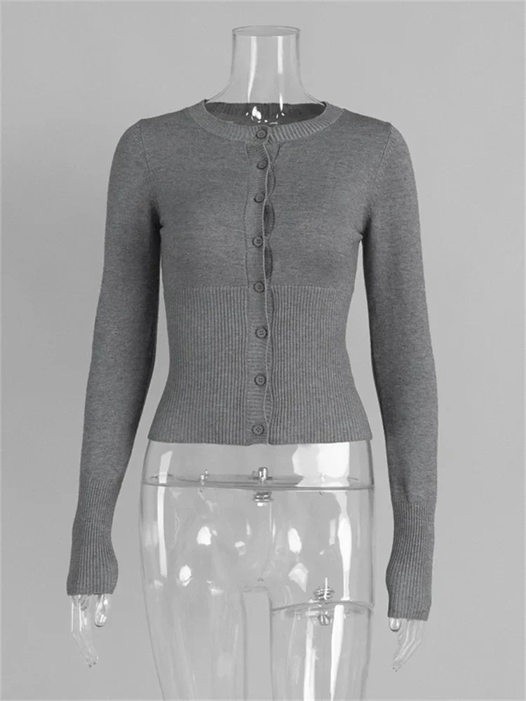 Évaline - Figurbetonter Strickcardigan
