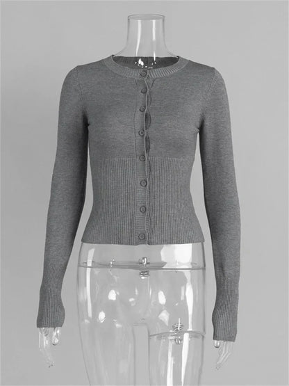 Évaline - Figurbetonter Strickcardigan