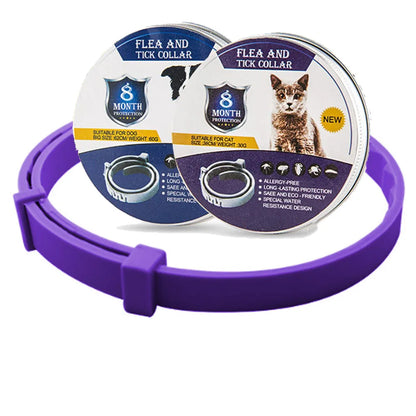 Fidélia - Floh- und Zeckenhalsband für Hunde und Katzen | 8 Monate Schutz