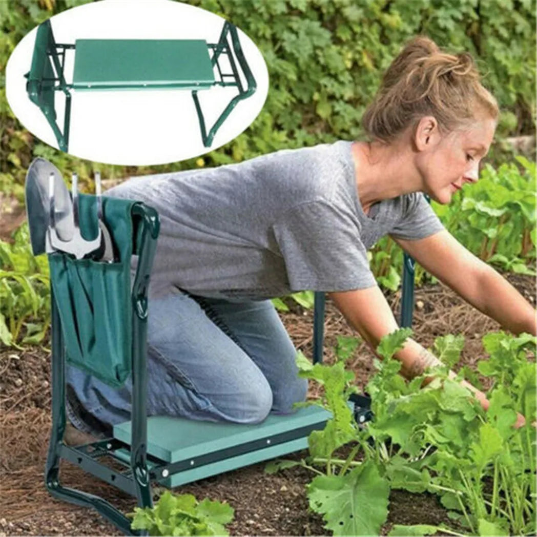 Jardek - Klapphocker für den Garten mit Knietaschen