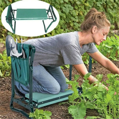Jardek - Klapphocker für den Garten mit Knietaschen