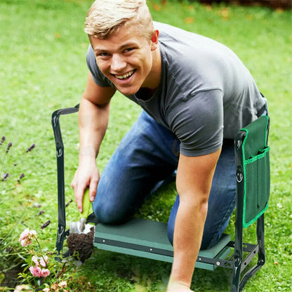 Jardek - Klapphocker für den Garten mit Knietaschen