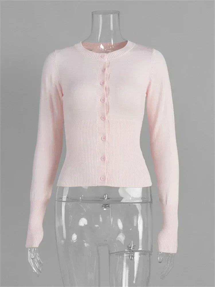 Évaline - Figurbetonter Strickcardigan