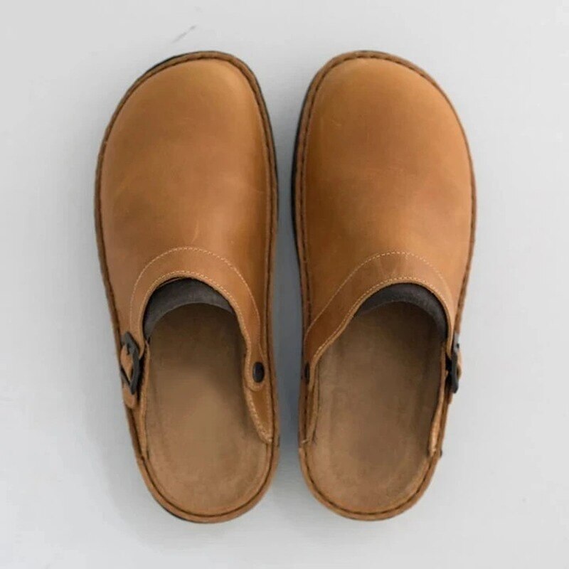 Zeitlose Leder-Clogs für Herren & Damen mit Komfortabler Passform und Klassischem Design