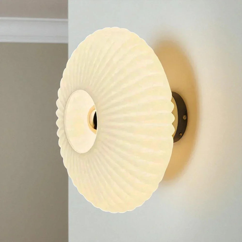 Rétrolume - Retro Wandleuchte aus modernem LED-Glas