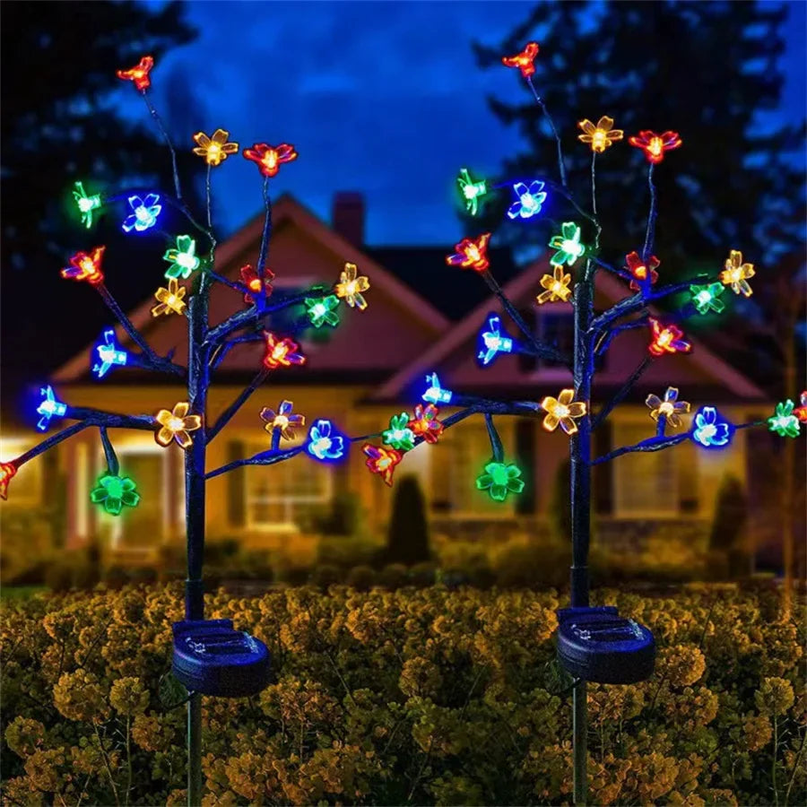 Luméa - Solarleuchten für den Garten in Kirschblütenform