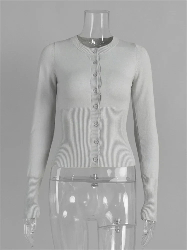 Évaline - Figurbetonter Strickcardigan