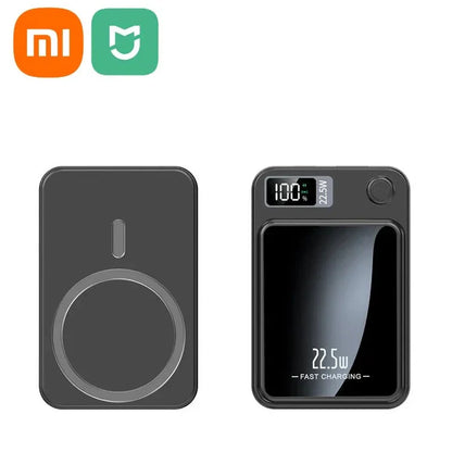 VoltZen - Externe Magnetische Drahtlose Batterie | Drahtlose Powerbank | Kompatibel mit MagSafe
