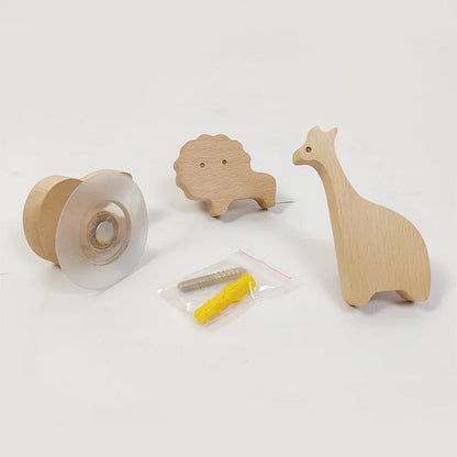 BoisMalin - Verspielte Wandhaken aus Holz mit Tiermotiven