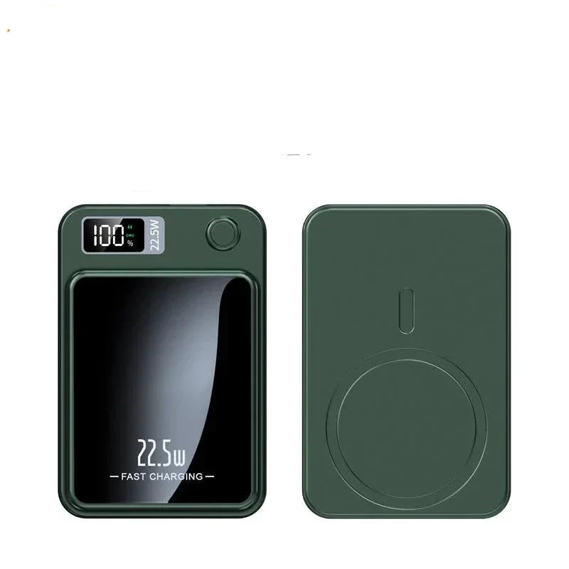 VoltZen - Externe Magnetische Drahtlose Batterie | Drahtlose Powerbank | Kompatibel mit MagSafe
