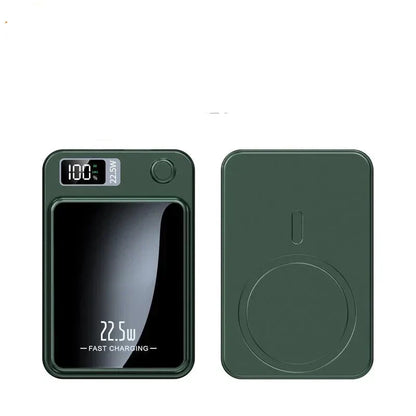 VoltZen - Externe Magnetische Drahtlose Batterie | Drahtlose Powerbank | Kompatibel mit MagSafe