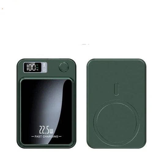 VoltZen - Externe Magnetische Drahtlose Batterie | Drahtlose Powerbank | Kompatibel mit MagSafe