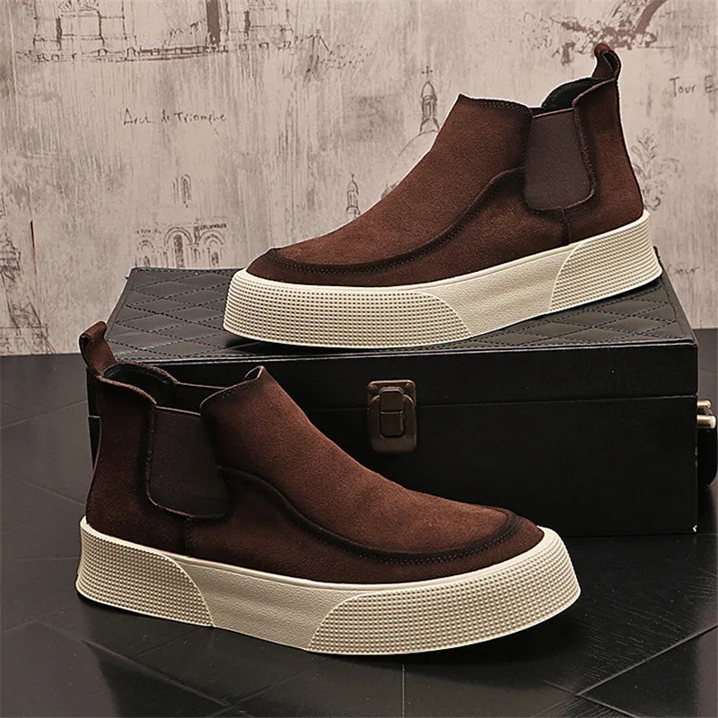 Théophile - Chelsea-Stiefel aus Wildleder Matteo für Herren