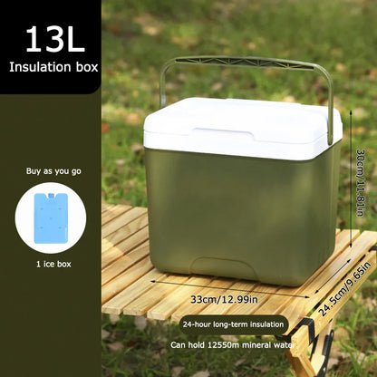 Tragbare Kühlbox für Camping & Picknick – Isolierte Outdoor Kühlbox 6L/13L