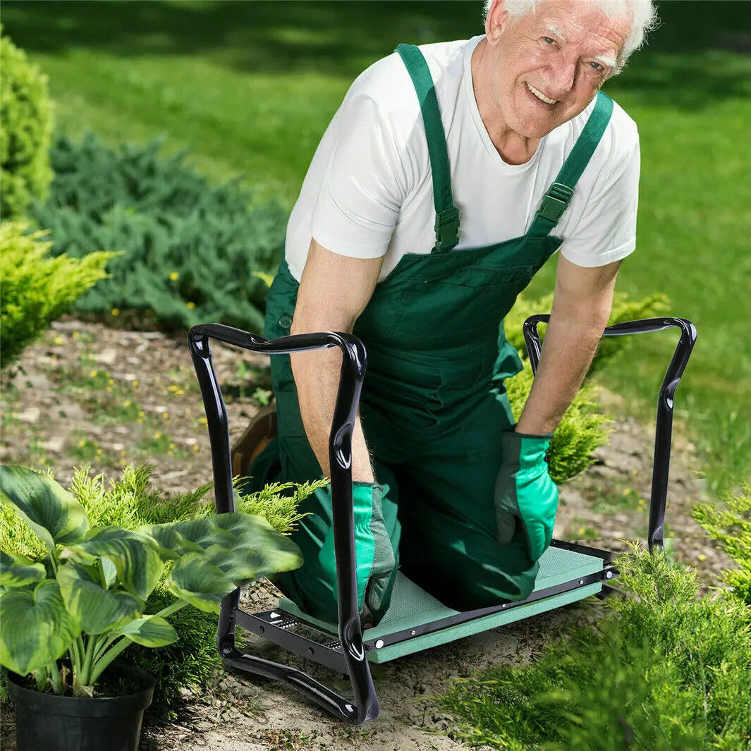 Jardek - Klapphocker für den Garten mit Knietaschen