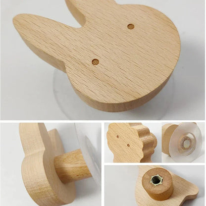 BoisMalin - Verspielte Wandhaken aus Holz mit Tiermotiven