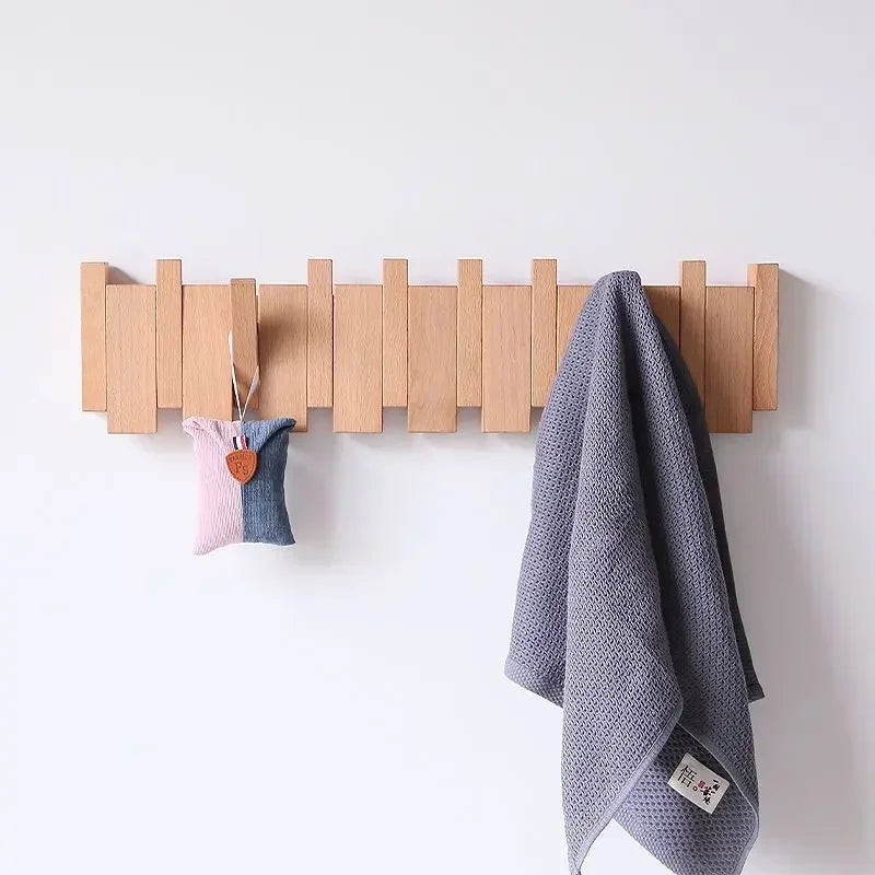 Gaspard - Klavier Holz Kleiderständer | Eleganter Wandorganisator für den Eingangsbereich, Mäntel, Hüte und Schlüssel