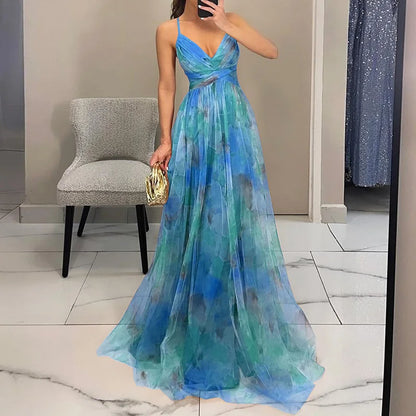 Liliane - Maxikleid mit Blumenmuster