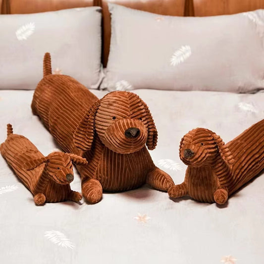 Aurateck - Türstopper und Kuschelkissen 2-in-1 Dackel