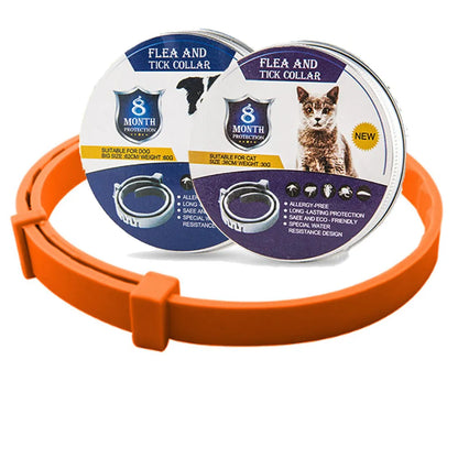 Fidélia - Floh- und Zeckenhalsband für Hunde und Katzen | 8 Monate Schutz