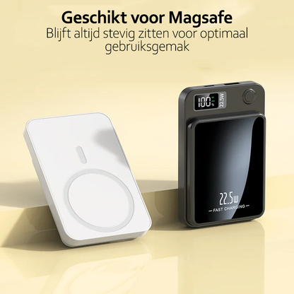 VoltZen - Externe Magnetische Drahtlose Batterie | Drahtlose Powerbank | Kompatibel mit MagSafe