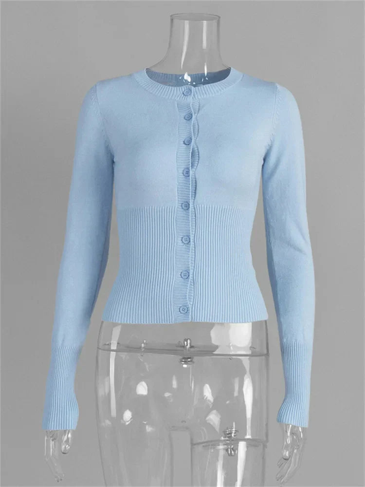 Évaline - Figurbetonter Strickcardigan