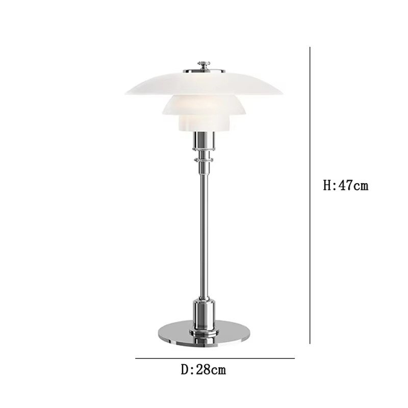 Vintage Tischlampe mit Pilzschirm – Elegante Retro Designleuchte für Wohnzimmer & Schlafzimmer