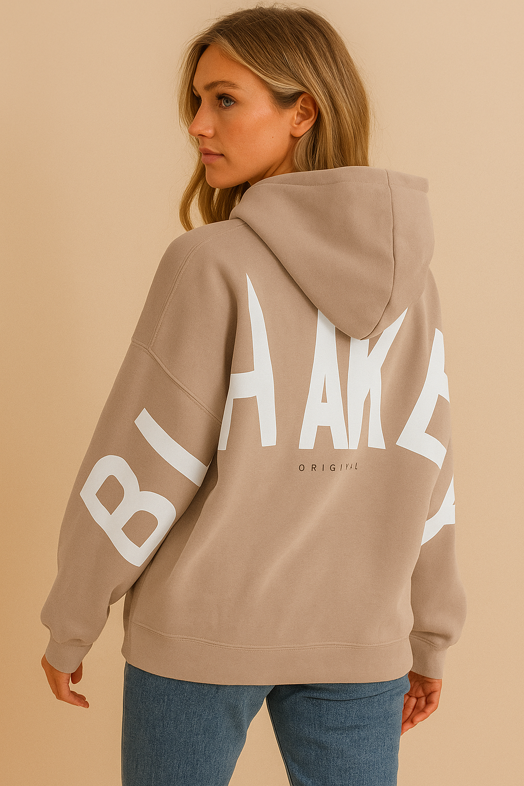 Lovéa - Oversize Kapuzenpullover für Frauen mit auffälligem Textdruck