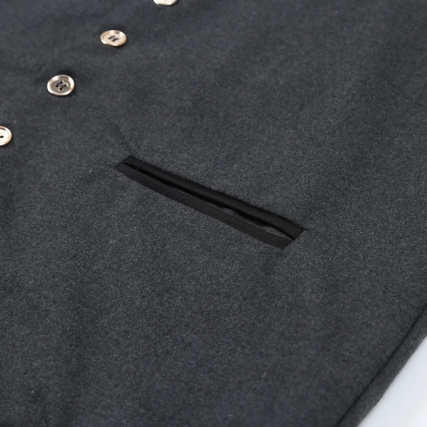 Elegante Herren Trachtenweste mit Stehkragen – Klassische Knopfleiste & Zeitloser Stil