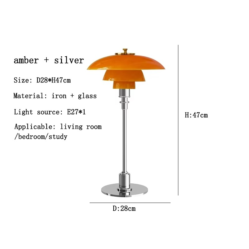 Vintage Tischlampe mit Pilzschirm – Elegante Retro Designleuchte für Wohnzimmer & Schlafzimmer