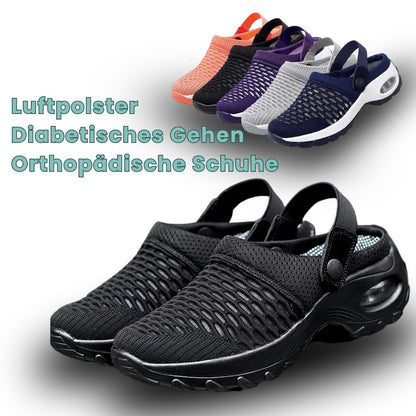Orthopädische Damen Clogs mit Luftpolster – Atmungsaktive Komfort Pantoletten für Alltag & Freizeit