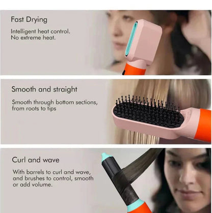 CoifZen - Multifunktionaler Haartrockner 5-in-1: Stylen, Locken, Glätten und Glänzen
