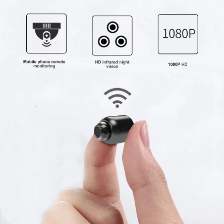 MiniVigi - Mini-Wi-Fi-Kamera mit 1080P wasserdicht und 160° Nachtsicht