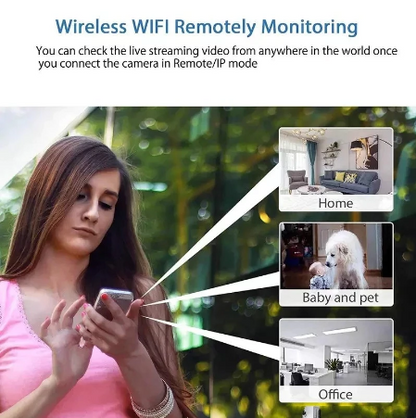 MiniVigi - Mini-Wi-Fi-Kamera mit 1080P wasserdicht und 160° Nachtsicht