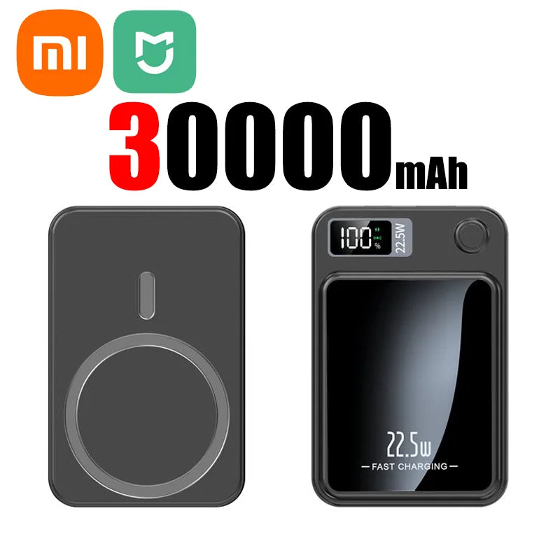 VoltZen - Externe Magnetische Drahtlose Batterie | Drahtlose Powerbank | Kompatibel mit MagSafe