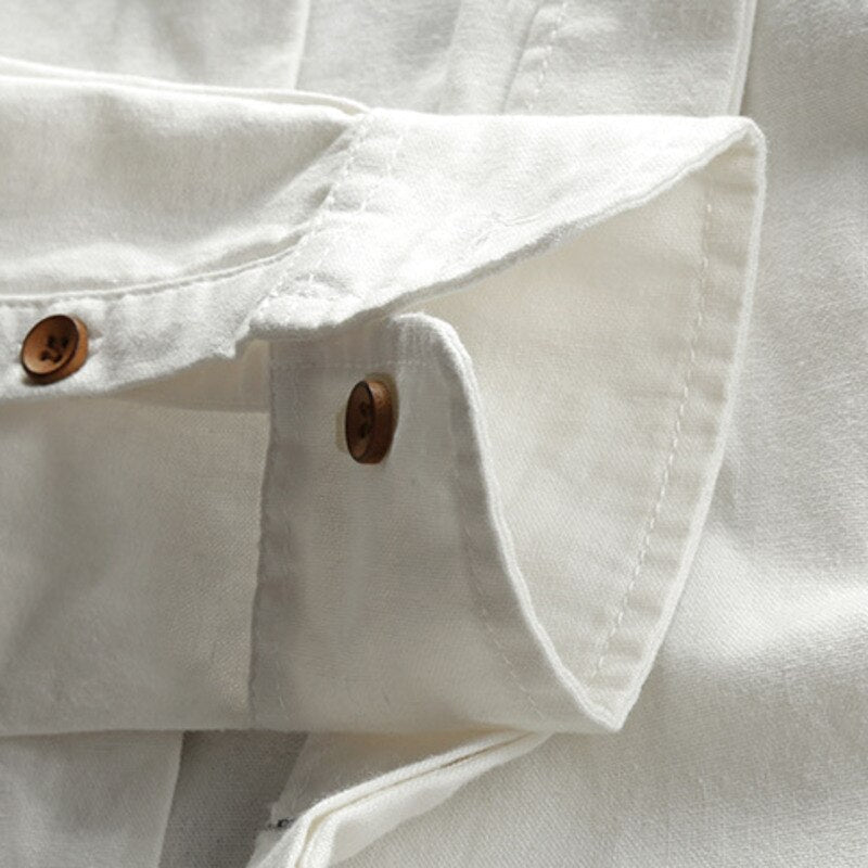 Moderner Stil für Herren Hemd mit Stehkragen und Eleganten Knopfdetails für Alltag und Freizeit